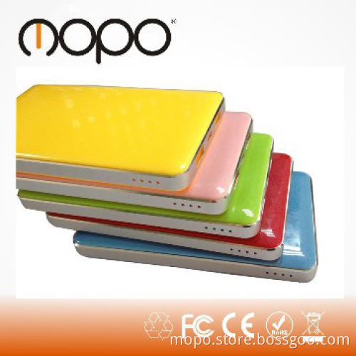 8000mAh power bank portable charger 2*USB out 5V 1A/2A